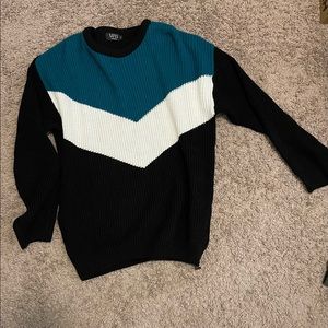 Mens Color Block sweater